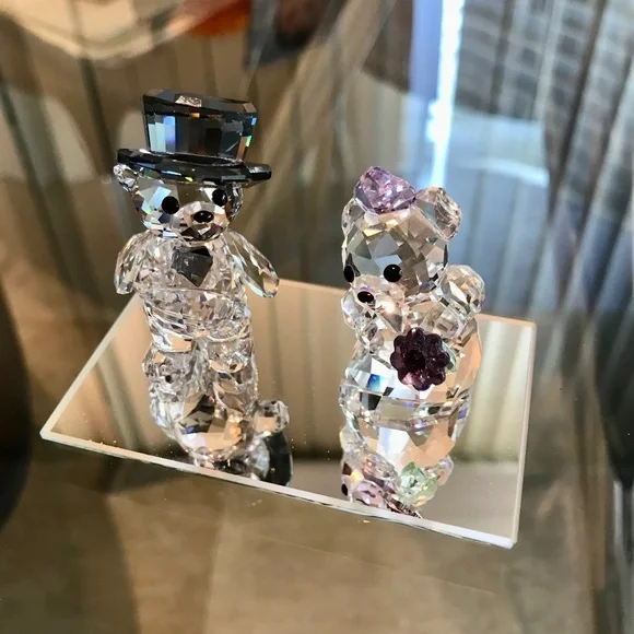 SWAROVSKI KRISベア You & ISWAROVSKI クリスタル ベア- You and I